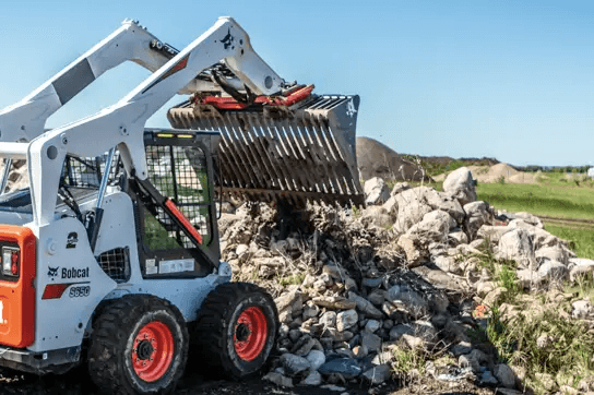 Loader doing work